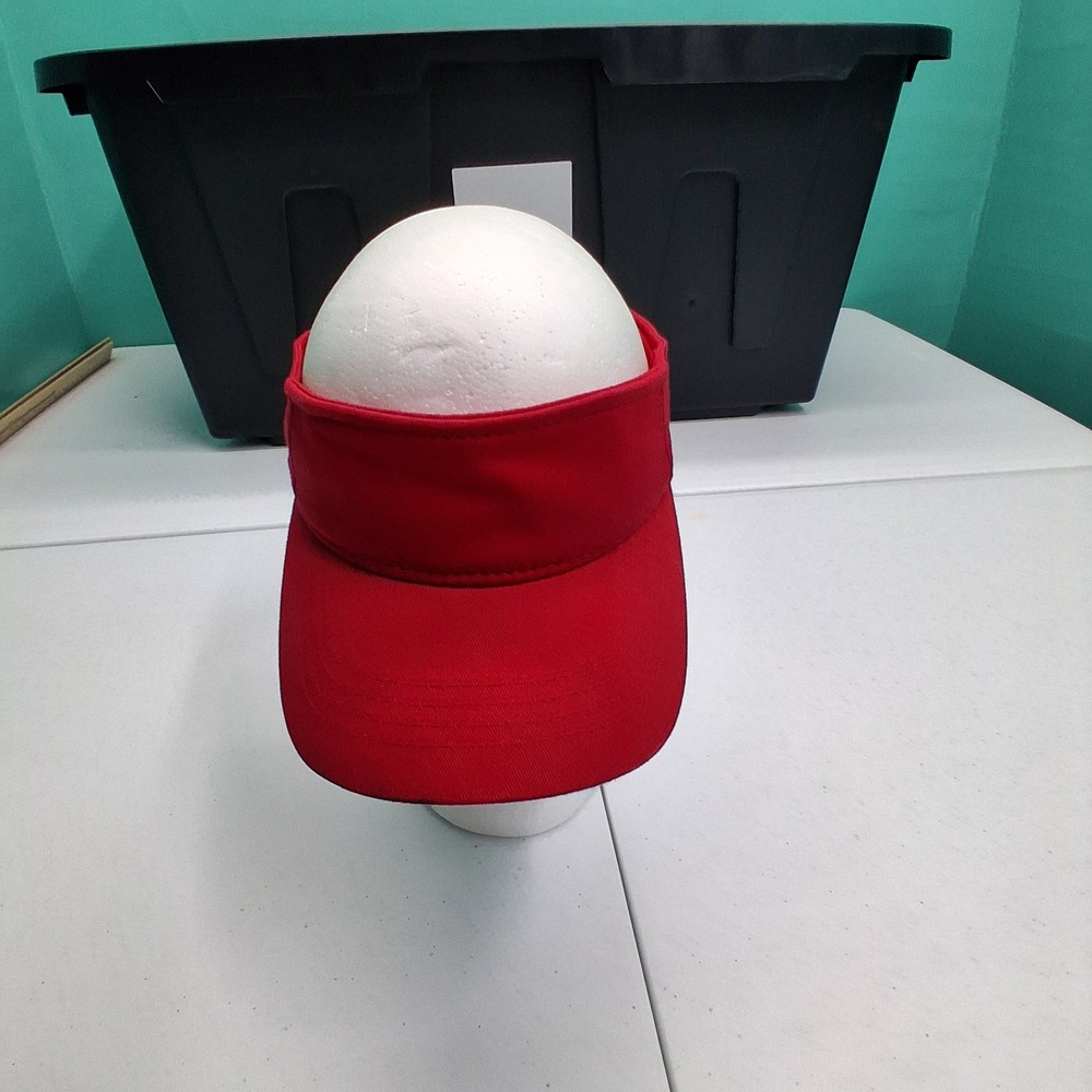 Decky Sun Visor OSFM Red Adjustable Sporty Tennis Core Athleisure